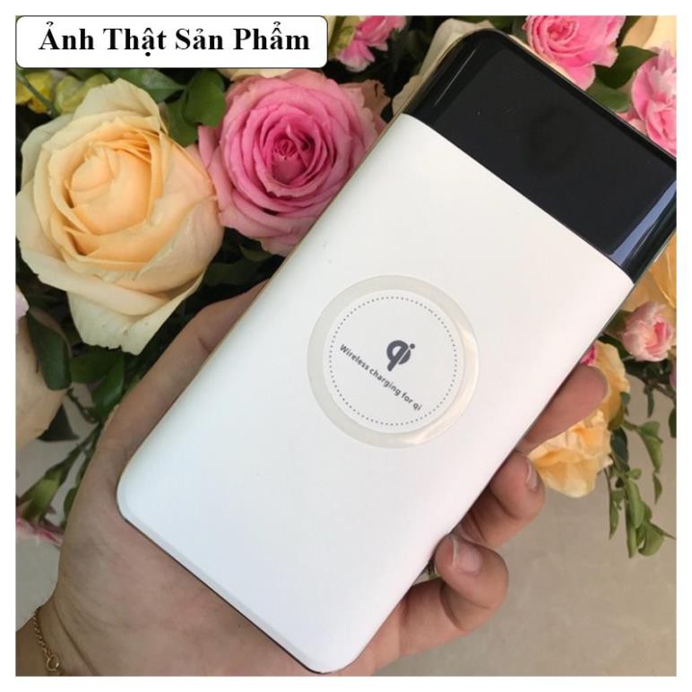 Sạc Dự Phòng Không Dây 10000mah - Sạc dự phòng tích hợp sạc không dây -  QT