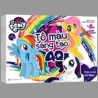 Sách - My Little Pony - Tô Màu Sáng Tạo 4Q (Bộ 4 quyển, lẻ tùy chọn) (Dành cho trẻ 3+)