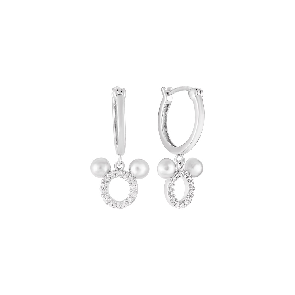 Bông tai Bạc đính đá ECZ PNJSilver XM00W000028