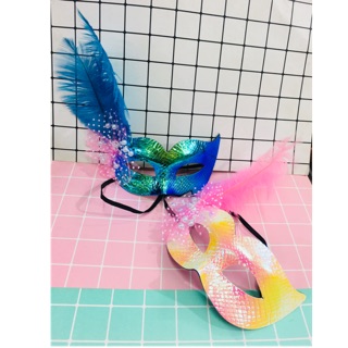 Mặt nạ hoá trang haloween nữ hoàng / mặt nạ nửa mặt cosplay