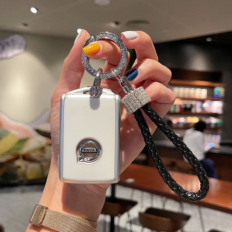 Bao Da Bảo Vệ Chìa Khóa Xe Hơi volvo s90 xc90 xc40 s60 xc60