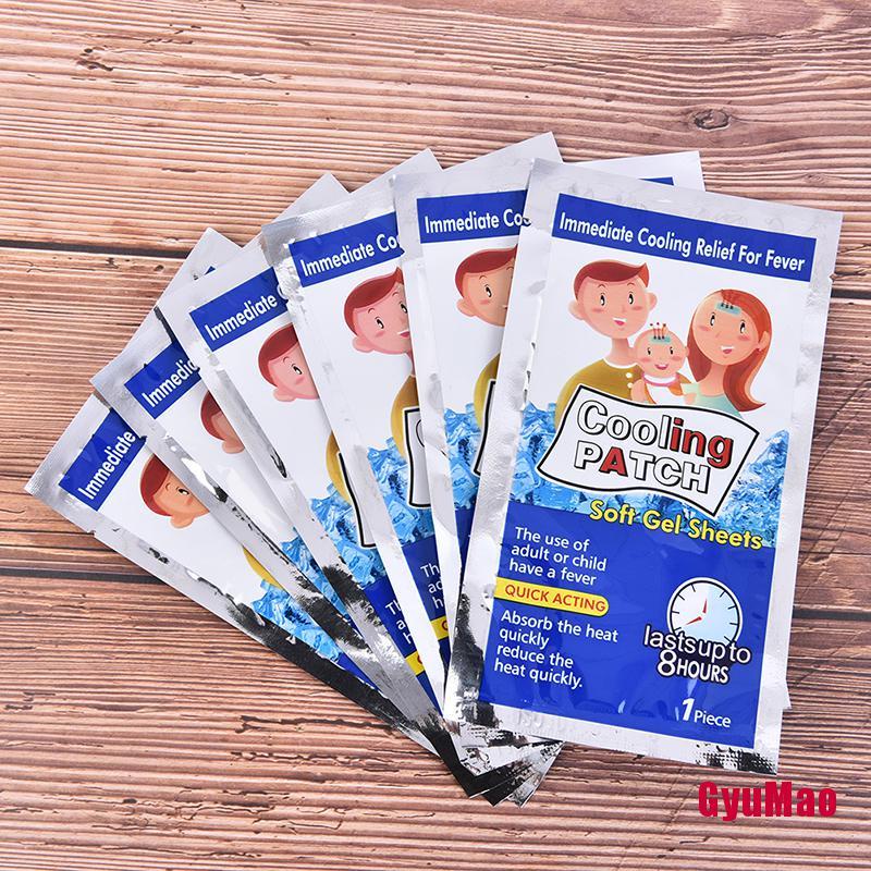 Set 10 Miếng Dán Giảm Đau Rrx1Gumo Tiện Dụng Cho Đầu Em Bé