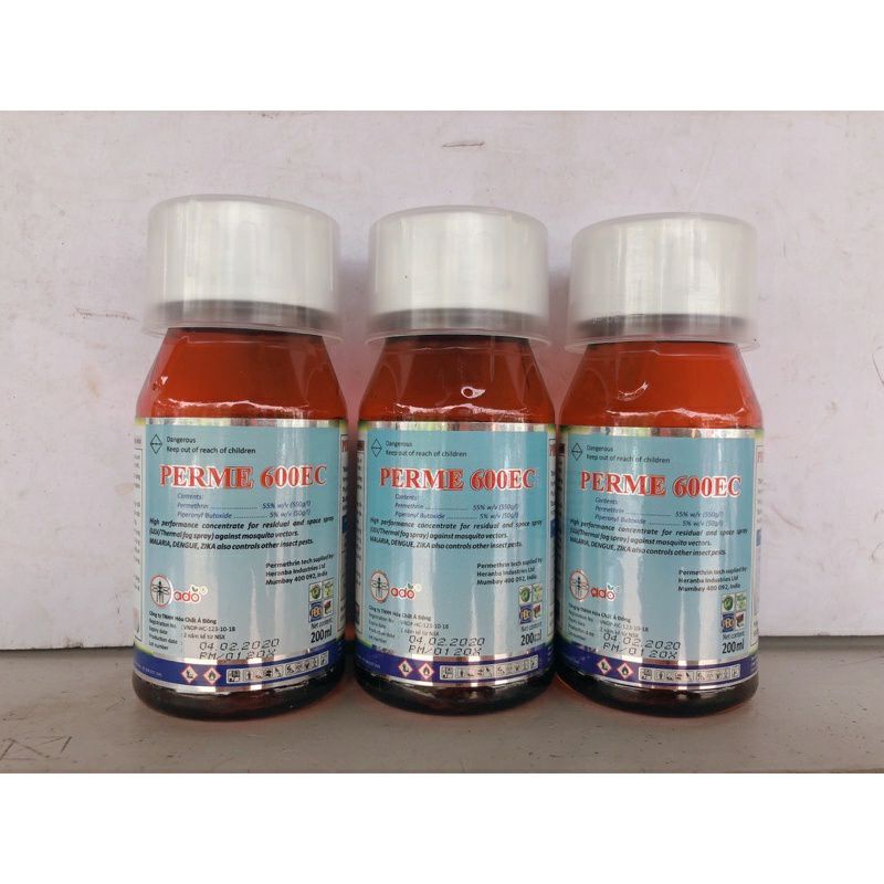 Siêu phẩm diệt muỗi không mùi PERME 600EC - chai 200ml
