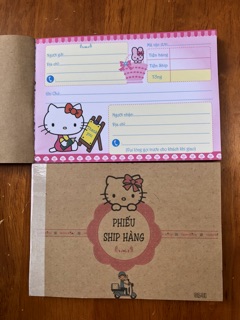 Phiếu ship hàng kitty