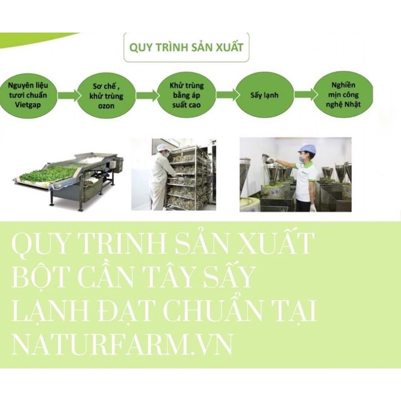 Bột cần tây sấy lạnh nguyên chất (100gr) Gúp Giảm Cân, Thanh Nhiệt, Đẹp Da