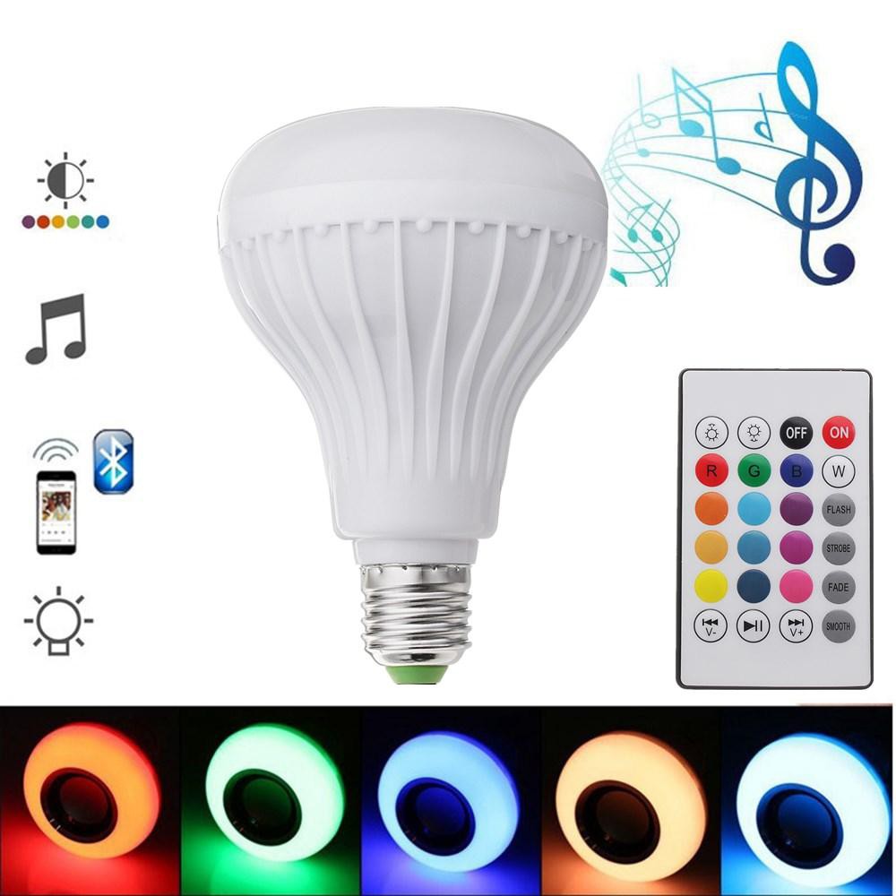 Đèn Led Kiêm Loa Bluetooh Music Lamp E27 12W LED RGB Bluetooth Speaker Bulb