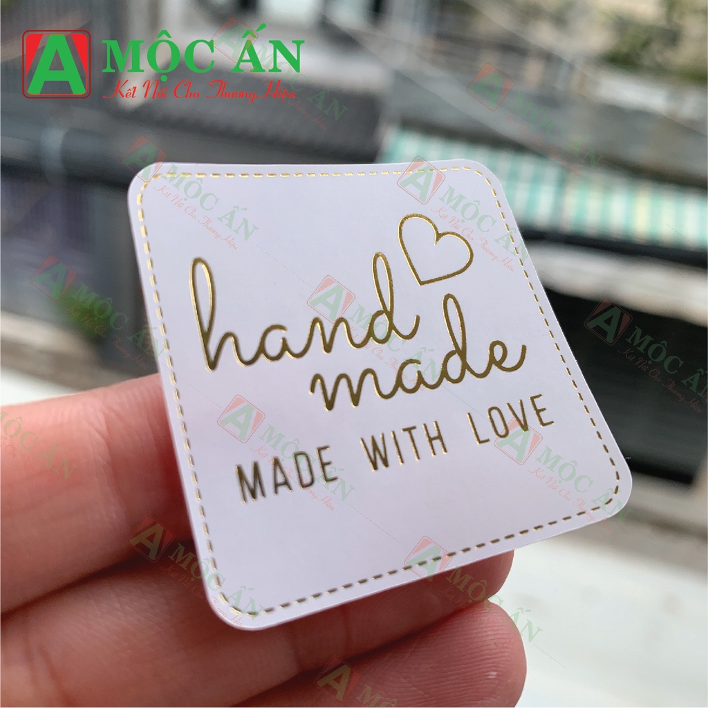 100 Tem Ép Kim " Handmade' siêu sang