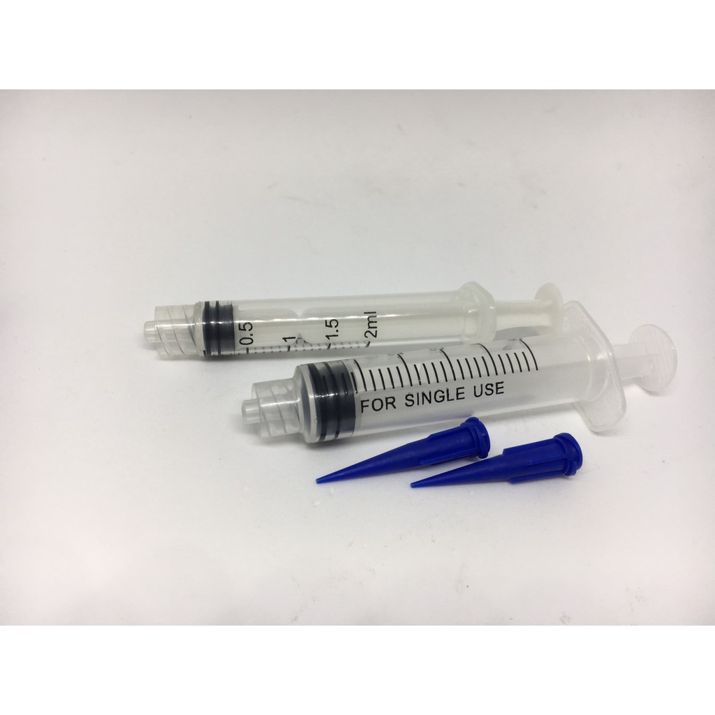 Phụ kiện Rubik - Ống đựng lube - Bộ Xilanh có đầu khóa + kim bơm keo