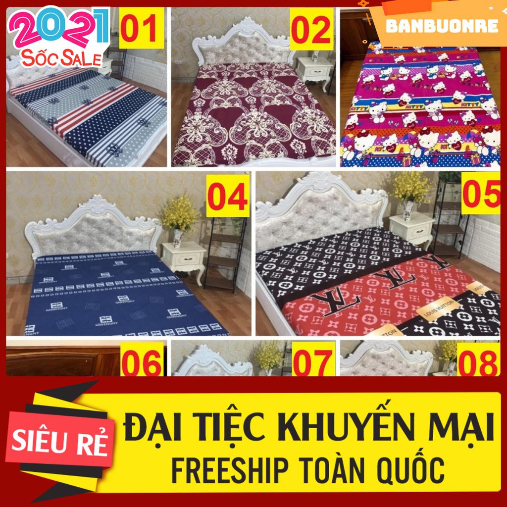 Ga chống thấm cotton hoa văn,chát chọn mẫu,1m5x2m