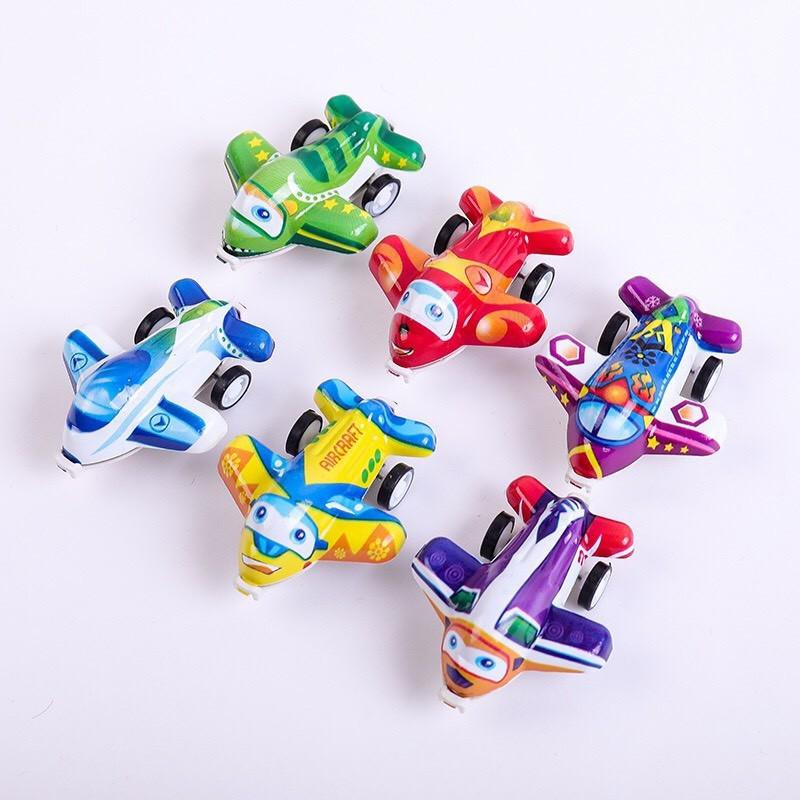 Đồ chơi mô hình máy bay chở khách mini chạy trớn cho bé dễ thương