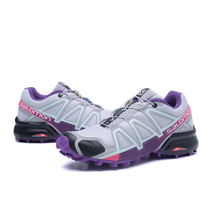 [Với hộp] Chính hãng Salomon Women Speedcross 4 Trail Giày đi bộ ngoài trời :