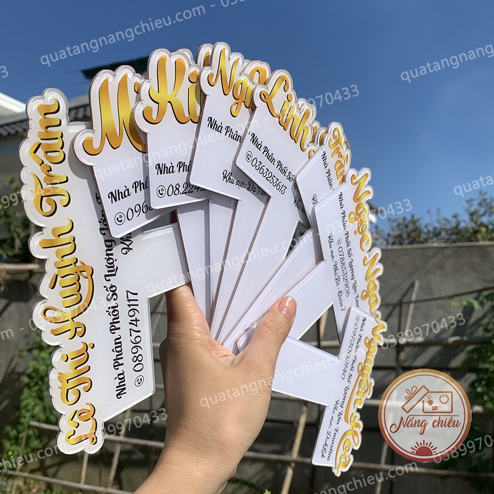 Biển hiệu mica trang trí shop bán hàng - Free thiết kế theo yêu cầu - Đạo cụ bán hàng hiệu quả