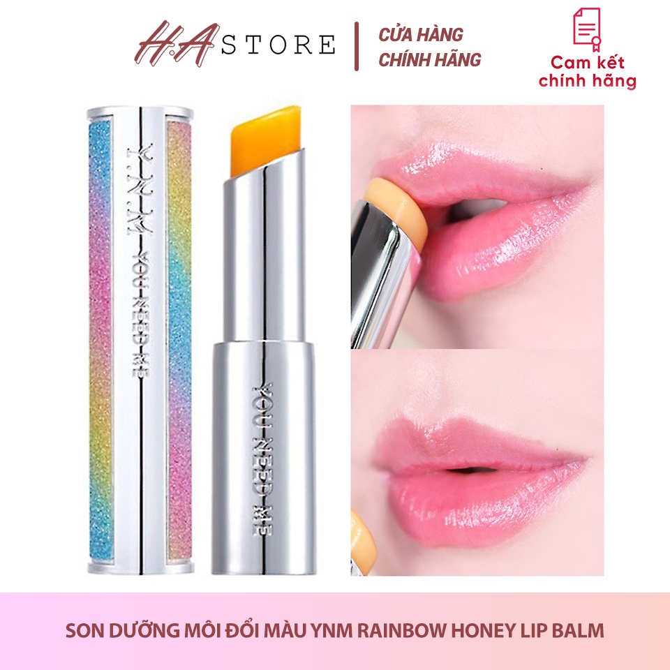 Son Dưỡng Môi YNM Rainbow Honey Lip Balm Hàn Quốc