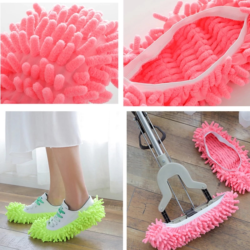 Bông lau nhà bọc dép có thể giặt tránh trầy xước sàn tiện lợi