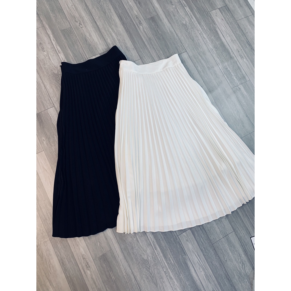 Chân váy midi xòe ly quạt 2 lớp M157
