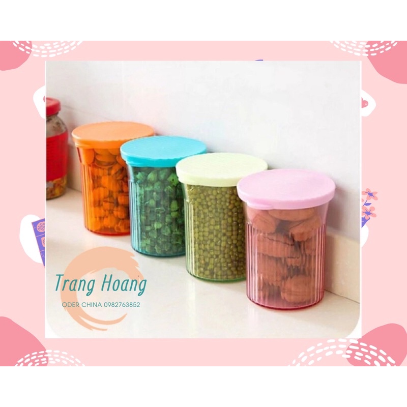 Hộp Nhựa 200ml Tupperware Bảo Quản Thực Phẩm Khô, Bánh Kẹo, Ngũ Cốc, Ô Mai - Snack Box Phụ Kiện Nhà Bếp Bỏ Túi Nhỏ Gọn
