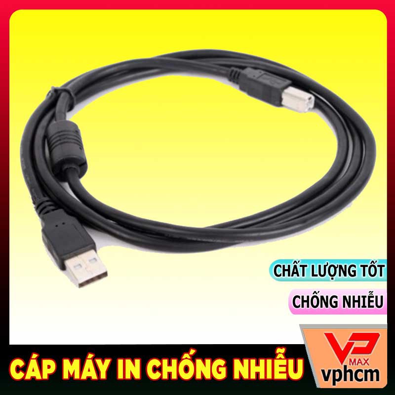 Dây máy in USB 1.5m chống nhiễu - CUP3M loại tốt