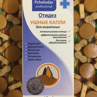 thuốc otidez trị viêm tai, kí sinh trùng tai chó mèo