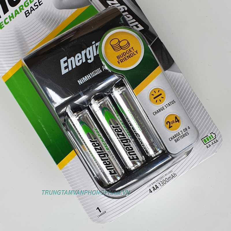 Sạc pin Energizer kèm 4 pin AA 1300mah