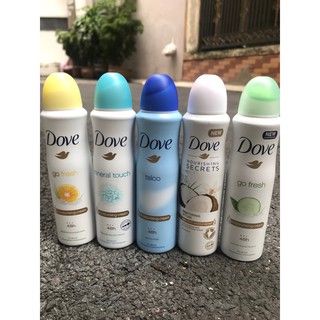 Xịt Khử Mùi Dove 48h Anti-Perspirant Deodorant Spray