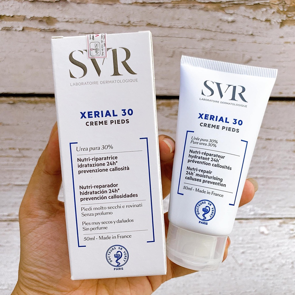 ✅ Kem Dưỡng Da Dưỡng Ẩm SVR Xerial 30 Creme Pieds 50ml - Kem Dưỡng Ẩm cho da rất khô, thô sần và nứt nẻ ở bàn chân