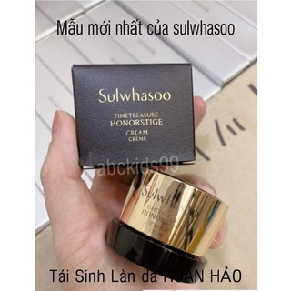 [ Chai 5ml] Kem sâm Linh Chi đen trẻ hóa da trả lại làn da không tuổi Sulwhasoo( hàng tách sét không hộp nhẹ phí ship)
