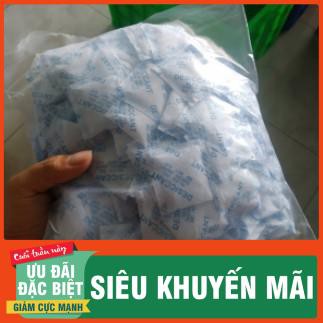 Bịch 200 Hạt hút ẩm Silica gel loại 2 gram dùng hút ẩm các loại Trà hoa, Trà trái cây, bảo quản thực phẩm các loại