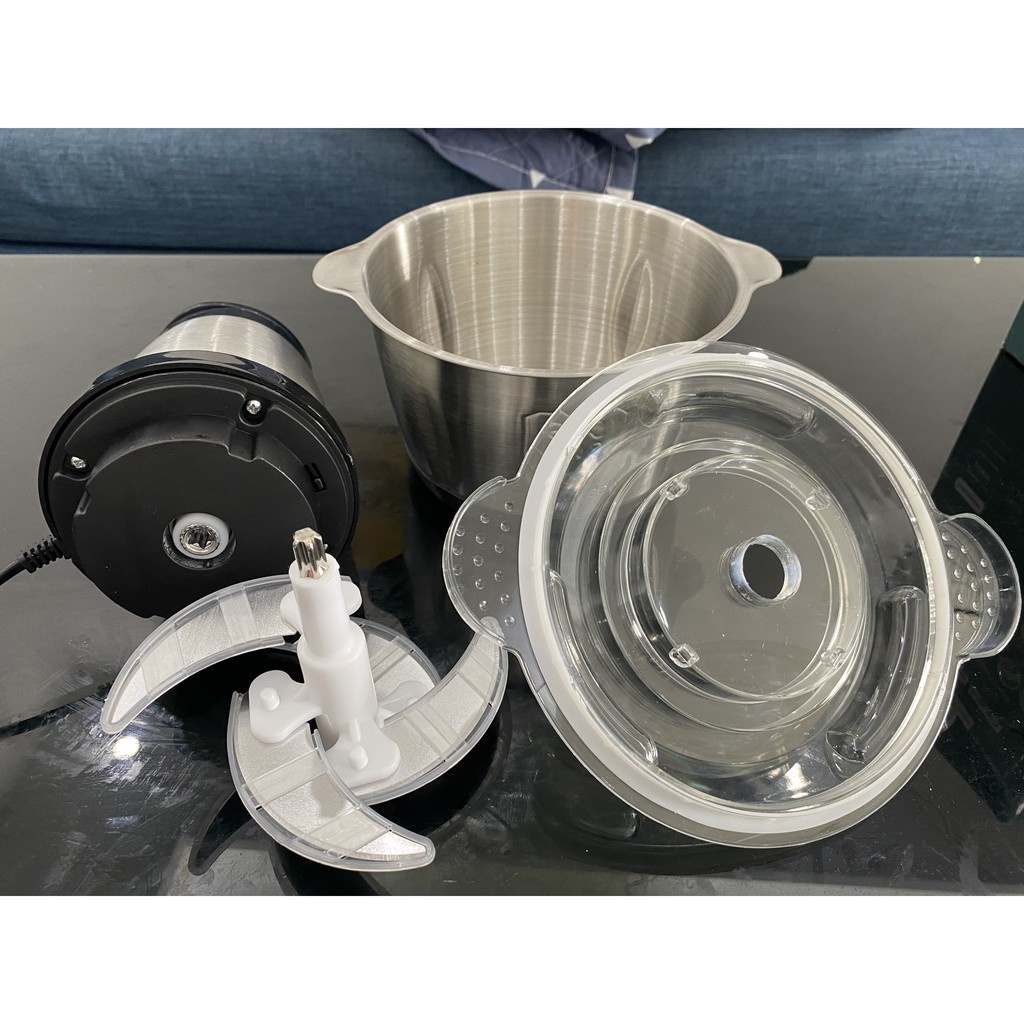 MÁY XAY THỊT INOX ĐA NĂNG KITCHEN EXPERT XAY SIÊU TỐC 250w MẠNH MẼ