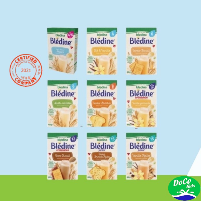 Bột Pha Sữa Bledine Pháp 400gam - Bột Lắc Sữa Bledina cung cấp vitamin và dưỡng chất cho bé