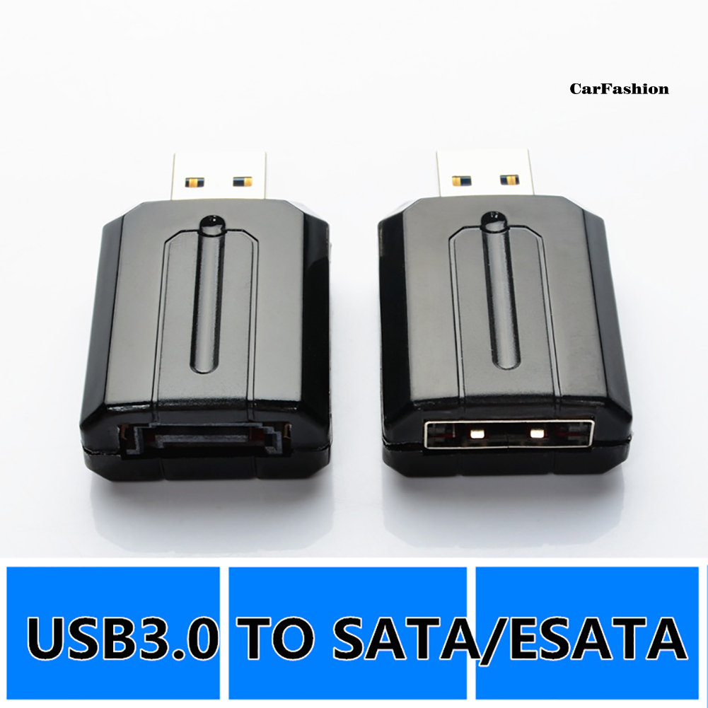 CDNP_USB 3.0 2.0 to ESATA/SATA External Bridge Adapter Converter 5Gbps for Laptop PC