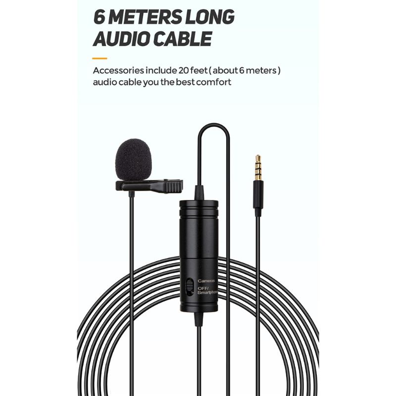 Micro zzz Lavalier Jack 3.5mm Kẹp Điện Thoại Thông Minh / Máy Tính Bảng / Pc