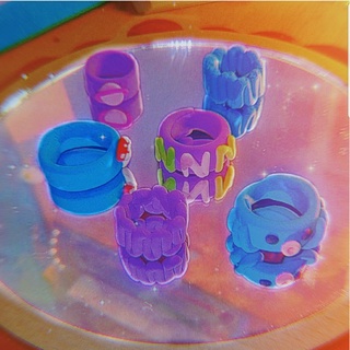 Nhẫn đất sét tự khô / Chunky clay rings indie aesthetic FULL MẪU Vol.1