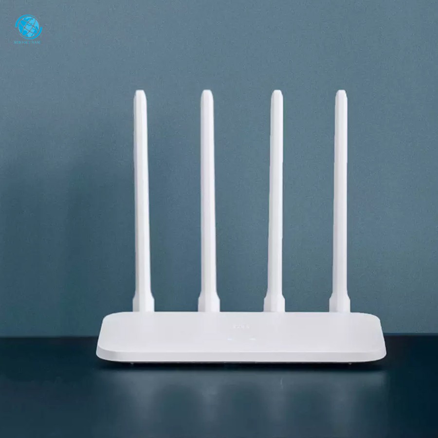 Router không dây Phát wifi Xiaomi 4 râu Gen 4C- Router xiaomi gen 4C hàng chính hãng bảo hành 12 tháng