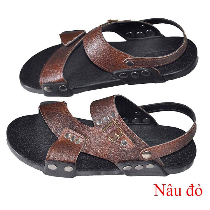 Giày xăng đan nam da xịn HM SPUX3A