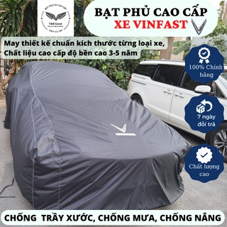 [Cao cấp] Bạt phủ Ô Tô Vinfast Chống Nắng, Chống Mưa, MayTheo Kích Thước Xe, Vải Dù dai bền