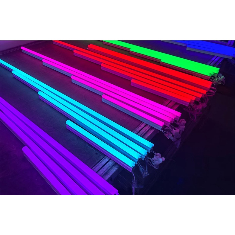 Đèn LED neon Tuýp LED thanh màu T5 Liền Máng Dài 120 cm, Màu Xanh lá, xanh dương, hồng, đỏ (Quay Tiktok)