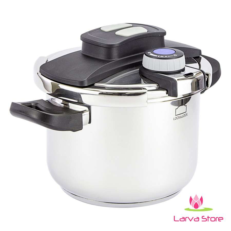 Nồi Áp Suất Lock&Lock One touch 22cm CCP227SLV 7 Lít - CCP226SLV 6 Lít