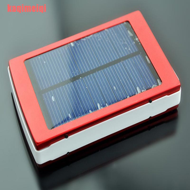 Vỏ hộp sạc dự phòng năng lượng mặt trời hai cổng usb 10000mah có đèn led cho pin sạc dự phòng No Dseqa