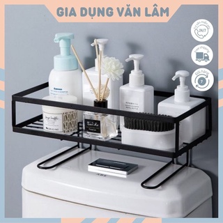 Kệ để đồ nhà tắm, giá để đồ sau bồn cầu siêu tiện ích sơn tĩnh điện, chống gỉ