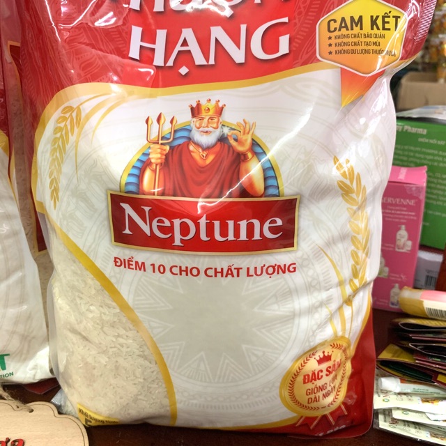 Gạo Thơm Thượng Hạng Neptune Túi 5Kg