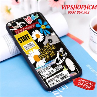 Ốp lưng Oppo Reno 3/ Reno 3 Pro/ Realme X/ C2/ C3 BST Hoa Cúc - viền Silicon dẻo