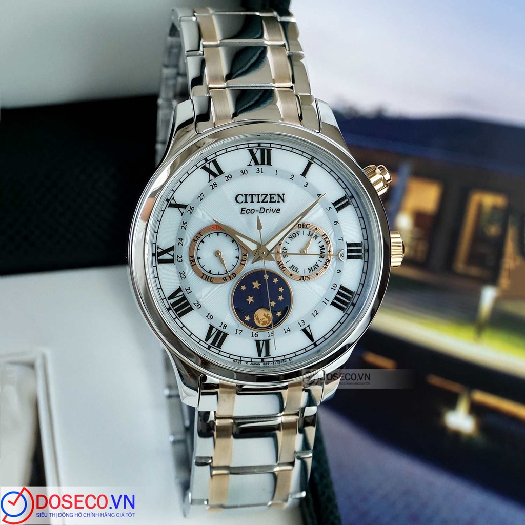 Đồng hồ nam CITIZEN ECO-DRIVE MOONPHASE AP1054-80A
