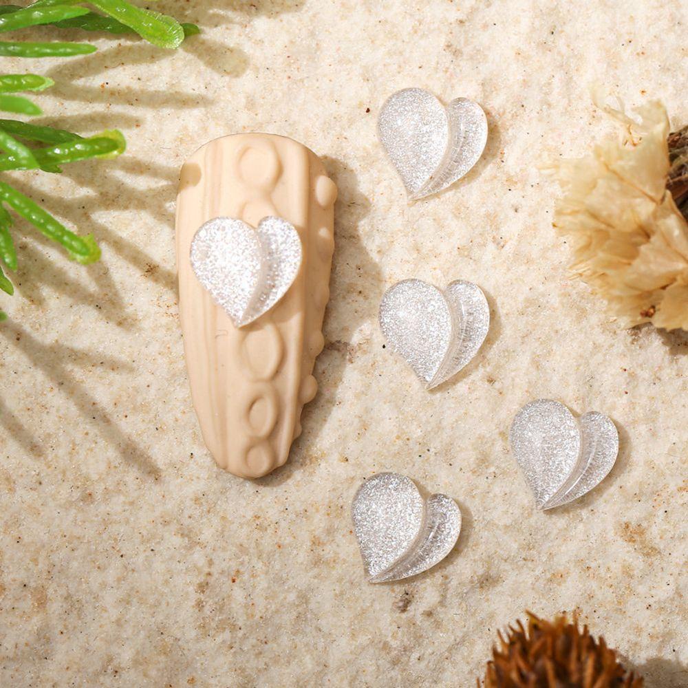 Móng Tay Cực Quang OCEANMAP|Phụ Kiện Trang Trí Móng Tay 3D Hình Gấu Hoa Hồng Đính Nơ Xinh Xắn