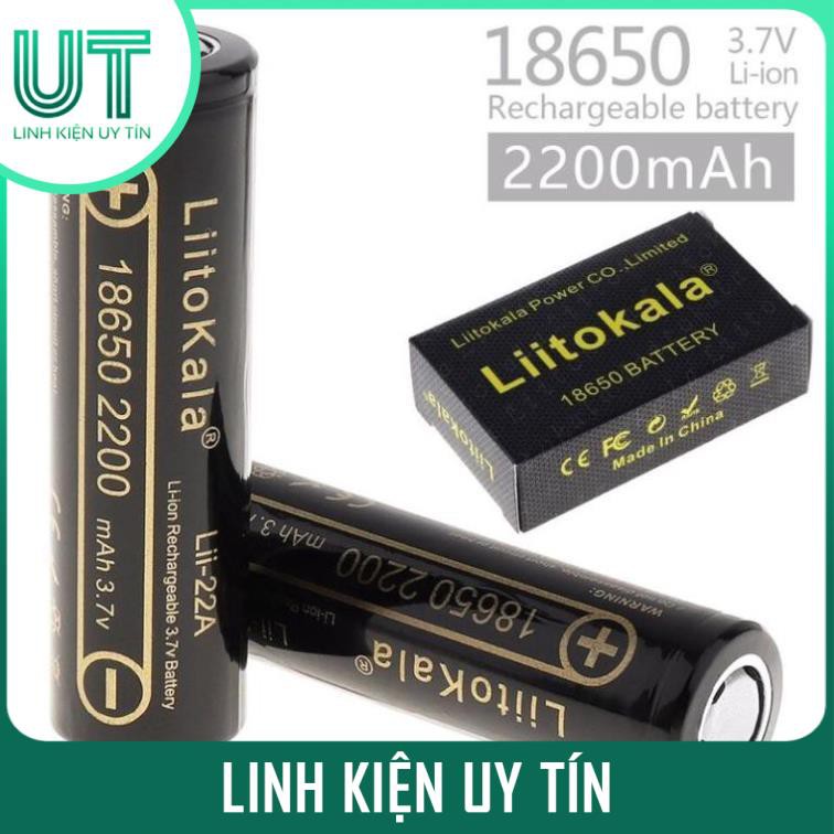 Pin Ultrafire18650 3.7V 2200mAh 4.2V Lii-22A (Chính hãng LiiitoKala)