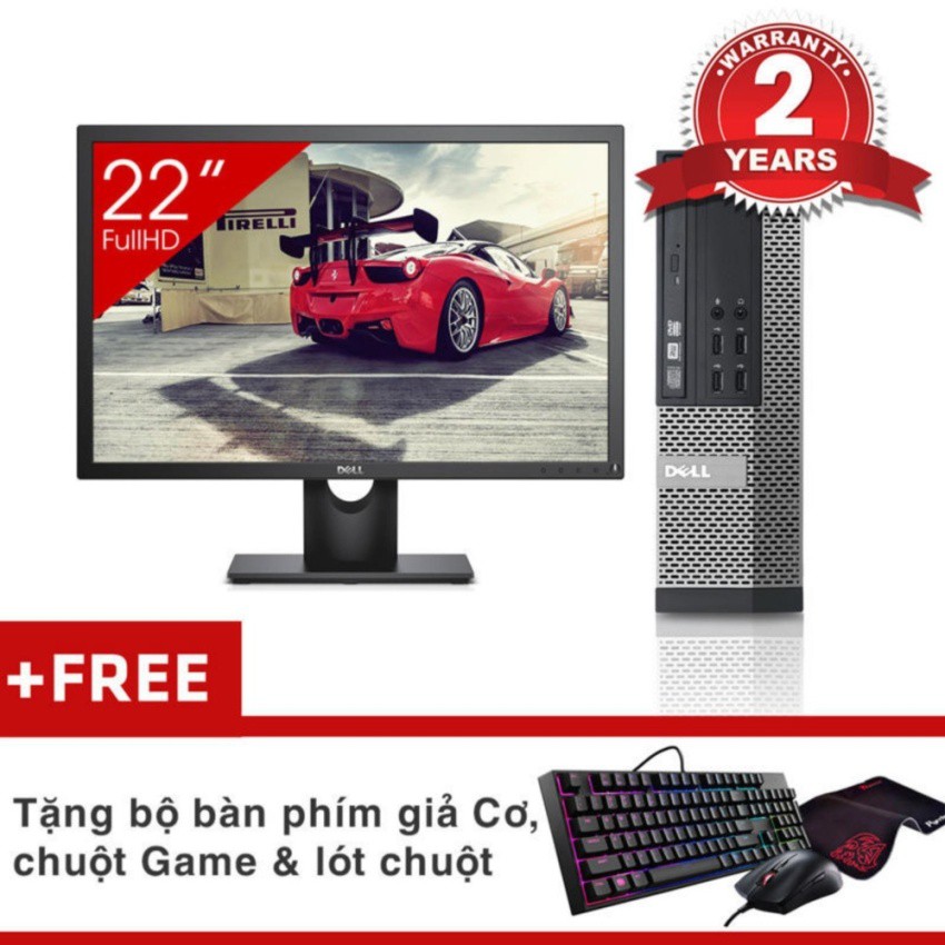 Máy tính đồng bộ DELL OPTIPLEX 990 SFF + Màn hình Dell 22inch (Core i5 2500, Ram 4GB, HDD 500GB) + Quà Tặng | BigBuy360 - bigbuy360.vn
