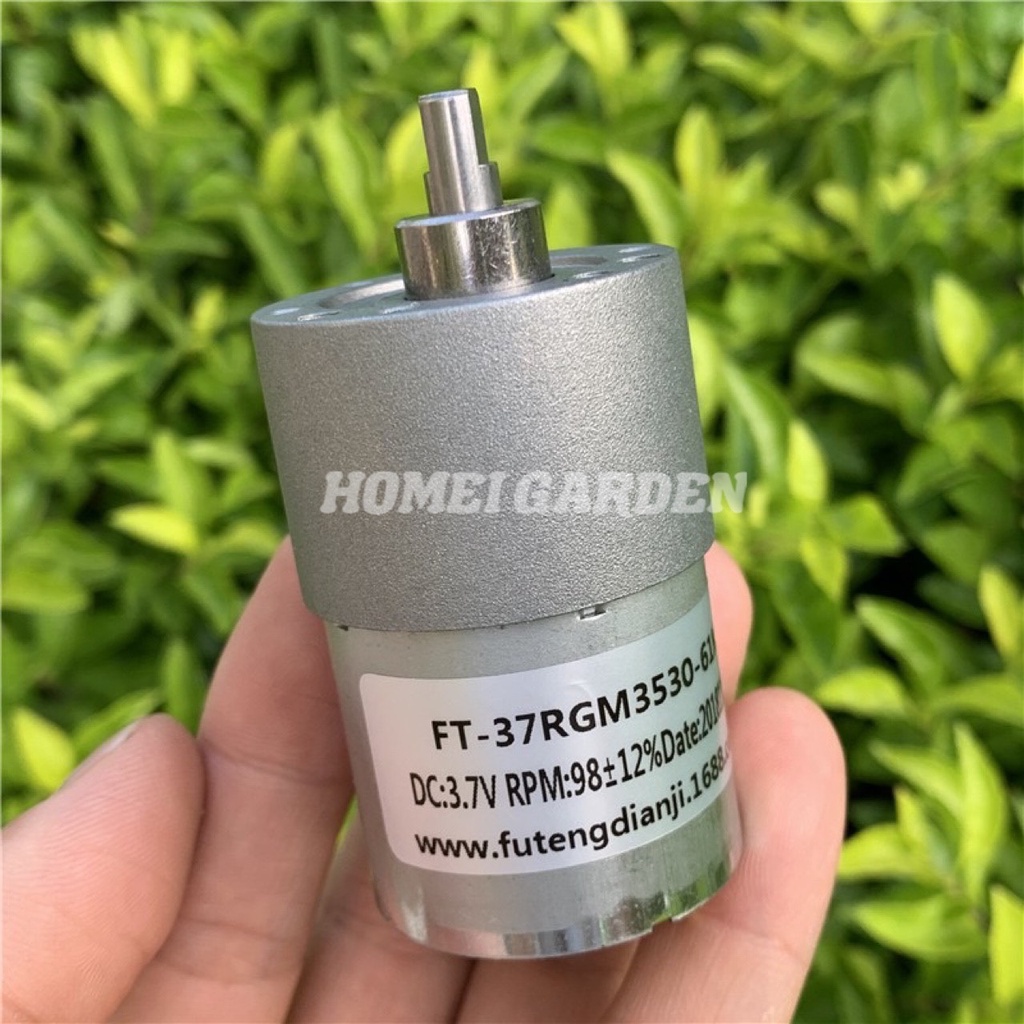 Motor giảm tốc 3V - 7,4V lực mạnh chạy êm bánh răng kim loại 88 - 196 RPM - D0367