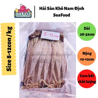 Một con mực khô to, hàng loại một ngon dày dài 30cm SeaFood size mực 8-12con/kg, hút chân không