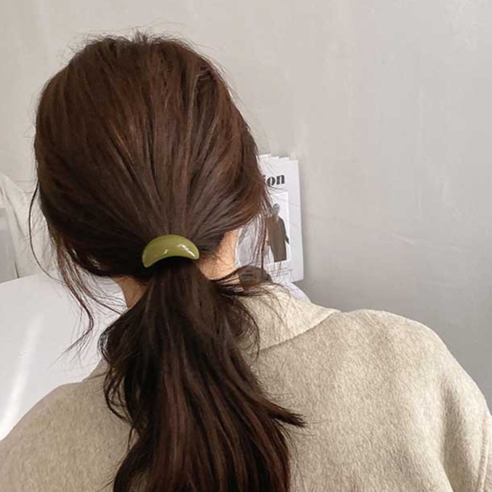 Dây buộc tóc Hàn Quốc hot trend phối cùng kẹp tóc kim loại BBstore