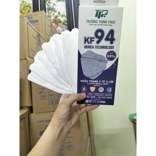 Thùng 30 HỘP 300 chiếc Khẩu trang 4 lớp KF94 Trường Thịnh Phát hàng kháng khuẩn xuất khẩu tiêu chuẩn quốc tế