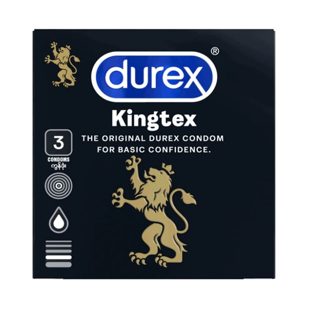 [CHE TÊN] - Bao Cao Su Durex Kingtex Hộp 3 Cái